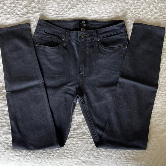 Just Black Dark Grey Stretch Ankle Jean - Picture 2 of 7